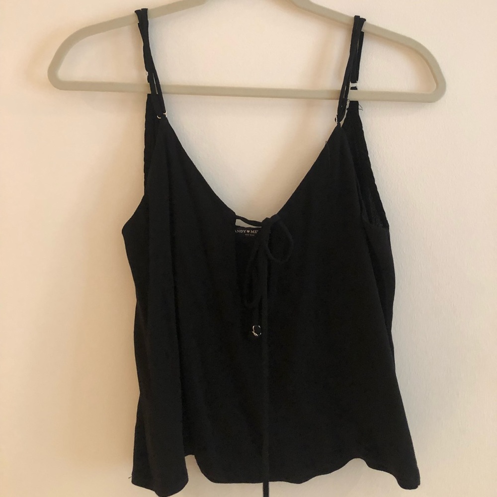 Brandy Melville Black Tank Top OS